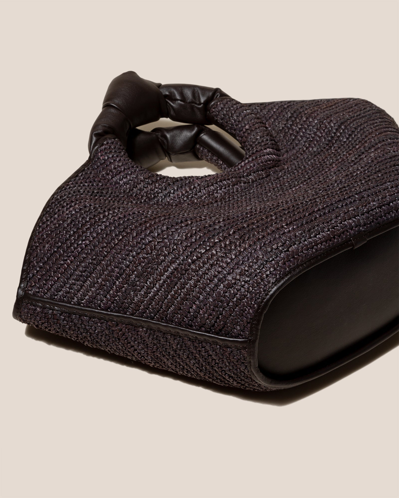 CASTELL RAFFIA - Knotted-handle Tote Bag - Hereu outlet