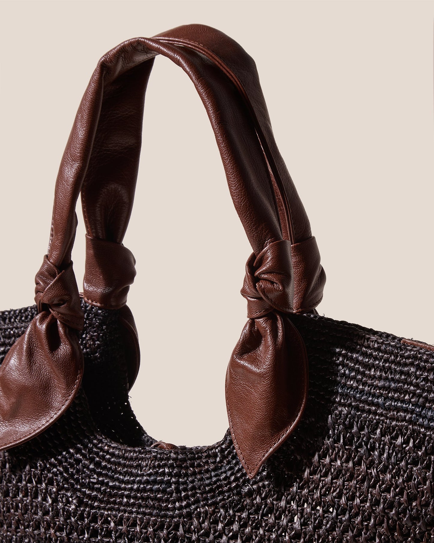 FONOL - Crocheted Raffia Basket - Hereu sale