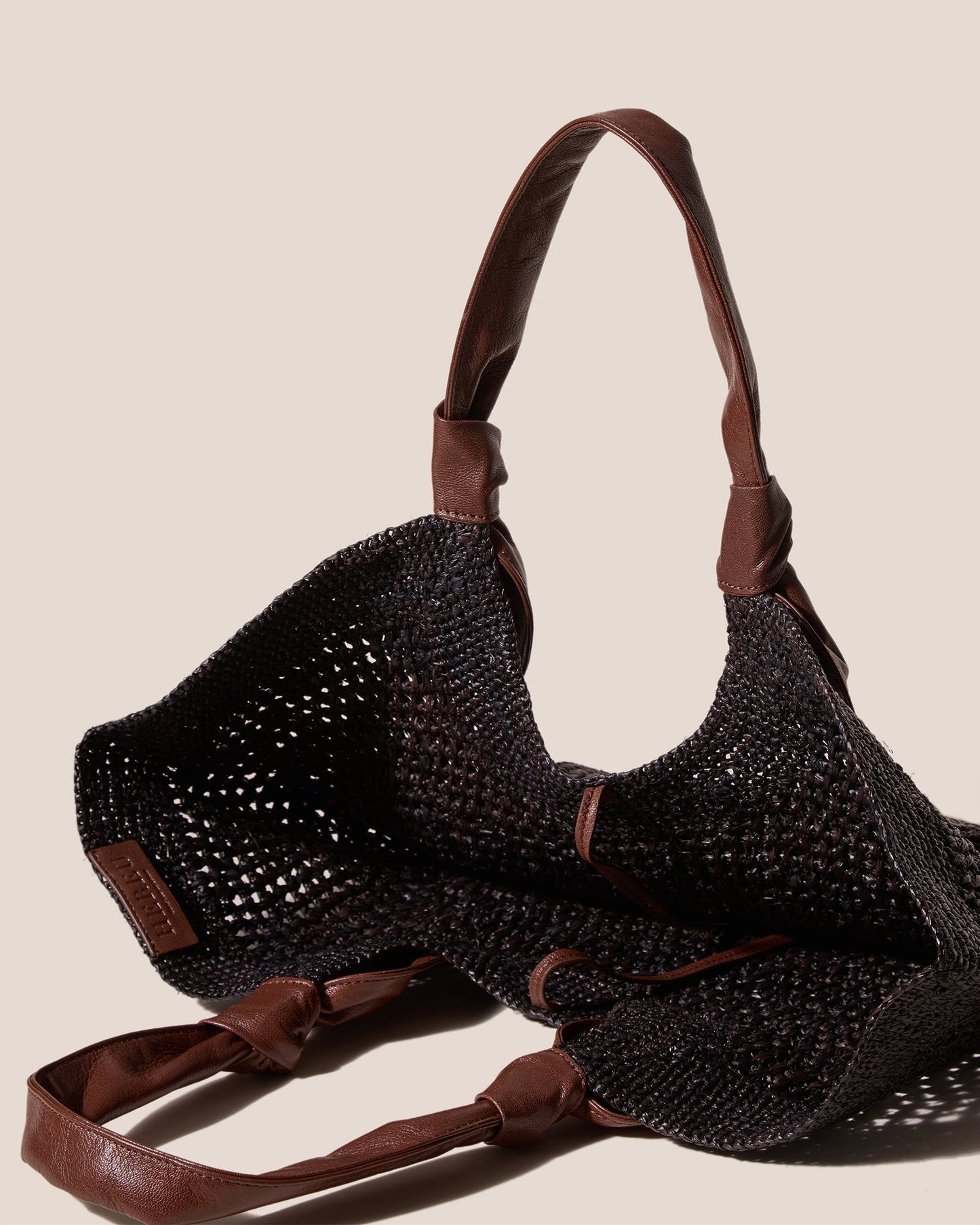 FONOL - Crocheted Raffia Basket - Hereu sale
