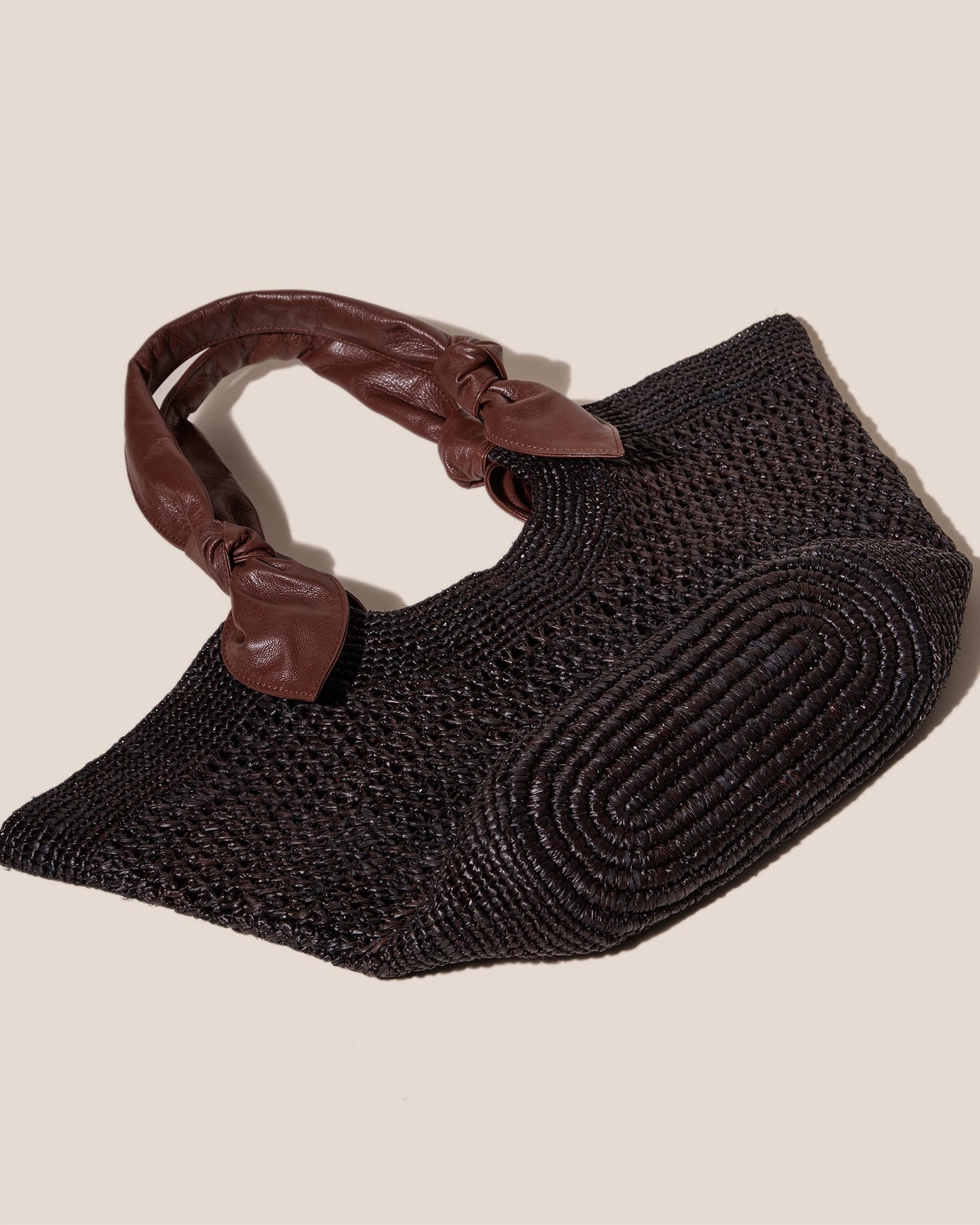 FONOL - Crocheted Raffia Basket - Hereu sale