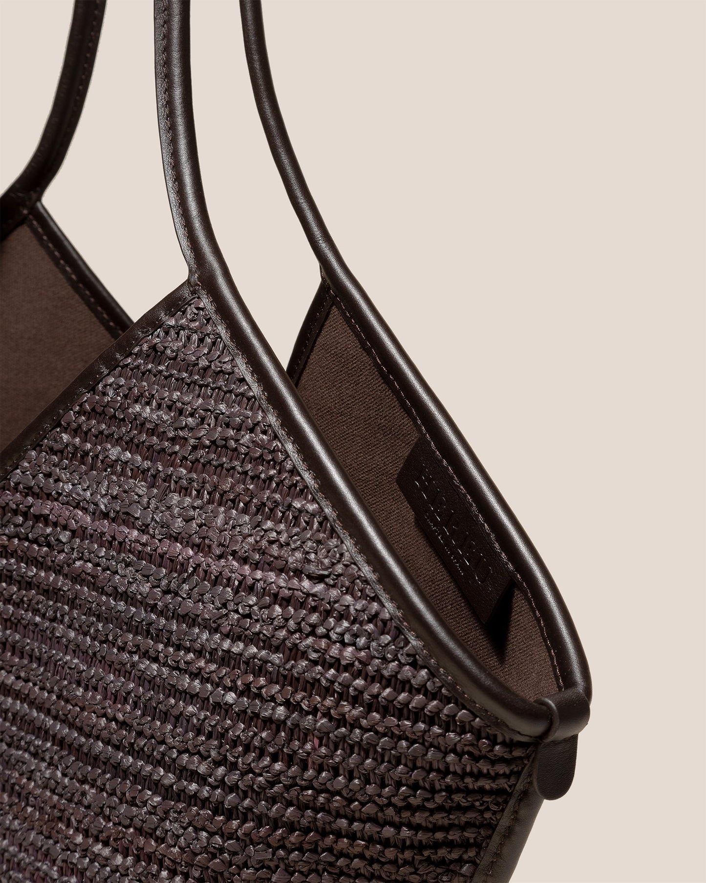 CALELLA RAFFIA - Leather-trimmed Tote Bag - Hereu for sale