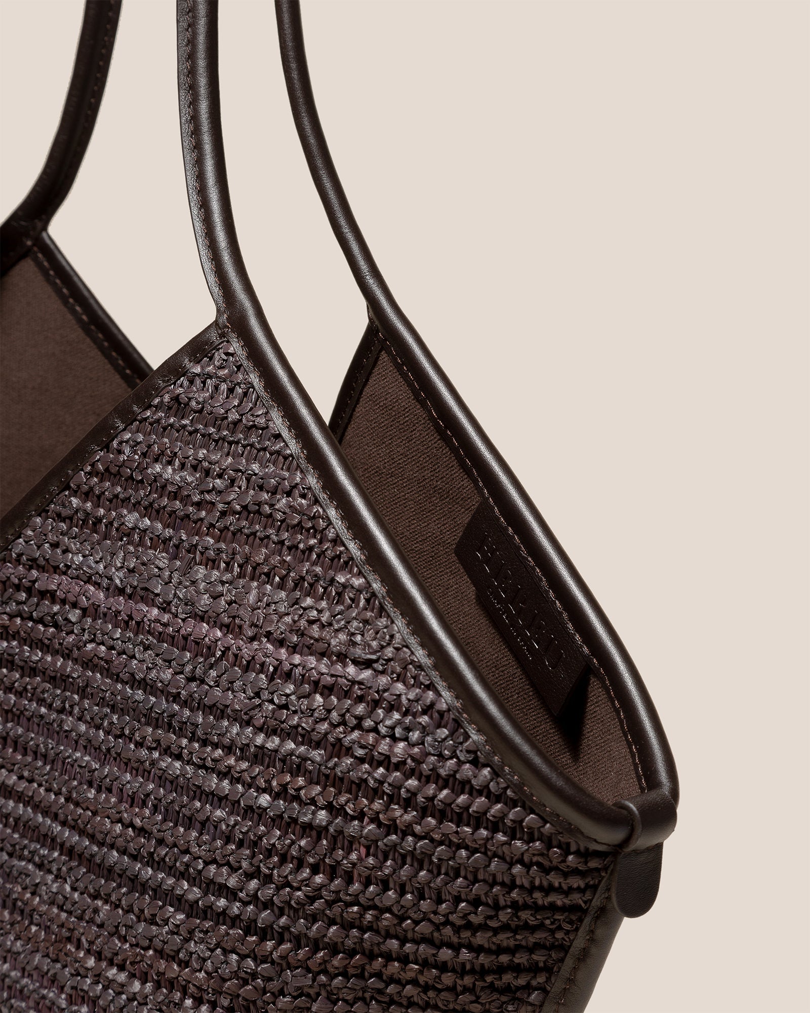 CALELLA RAFFIA - Leather-trimmed Tote Bag - Hereu for sale