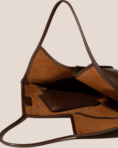 CALELLA DISTRESSED - Leather Tote Bag - Hereu US