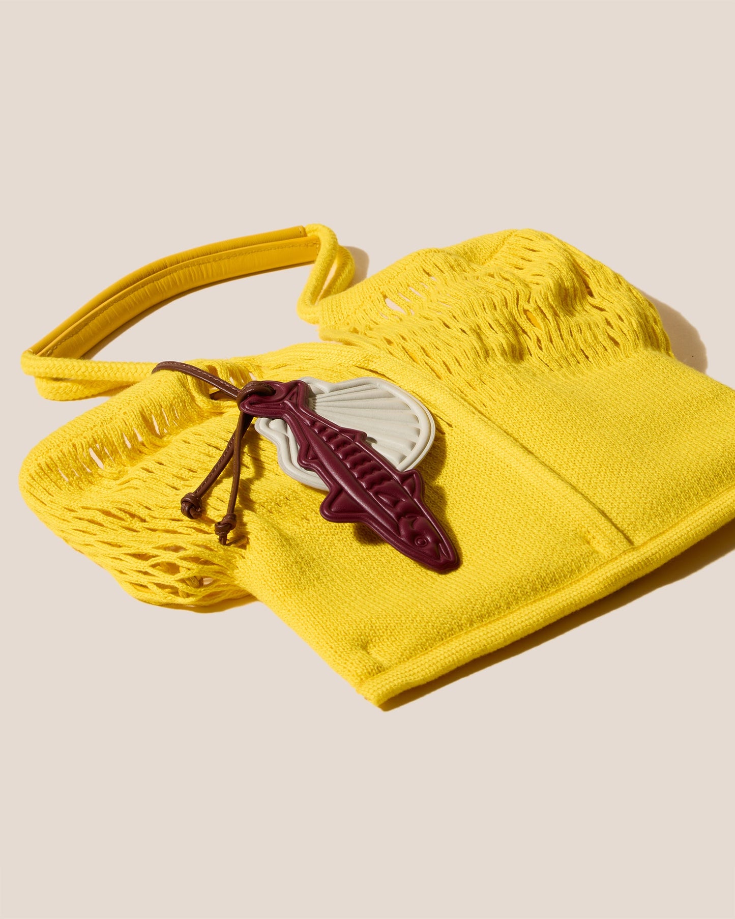 CALELLA FILT S CHARM - Knitted Cotton Net Bag - Hereu sale