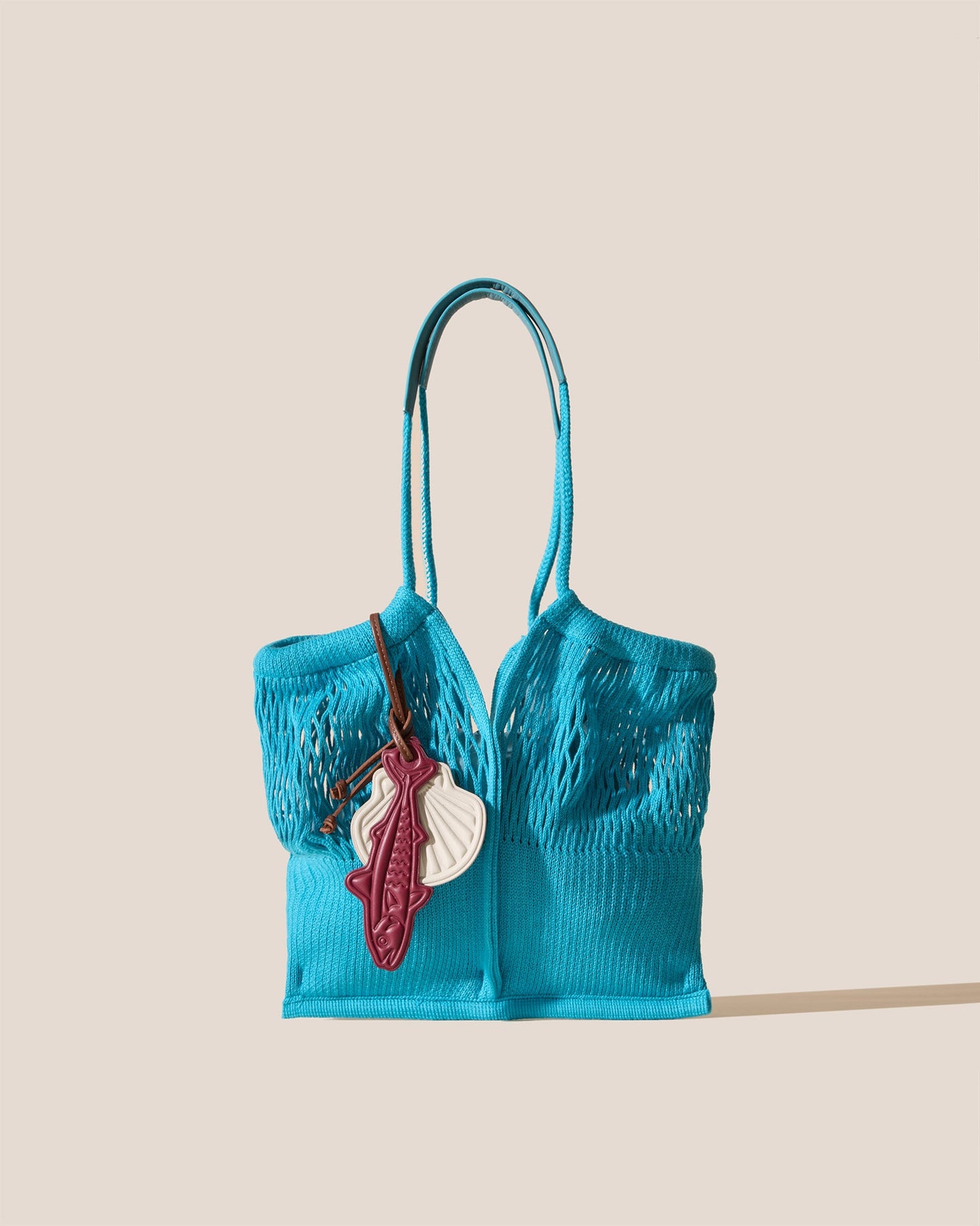 CALELLA FILT S CHARM - Knitted Cotton Net Bag - Hereu for sale