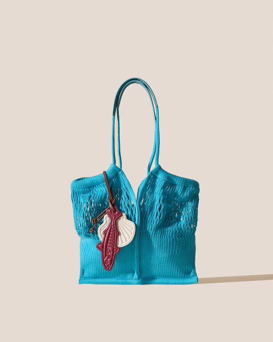 CALELLA FILT S CHARM - Knitted Cotton Net Bag - Hereu for sale
