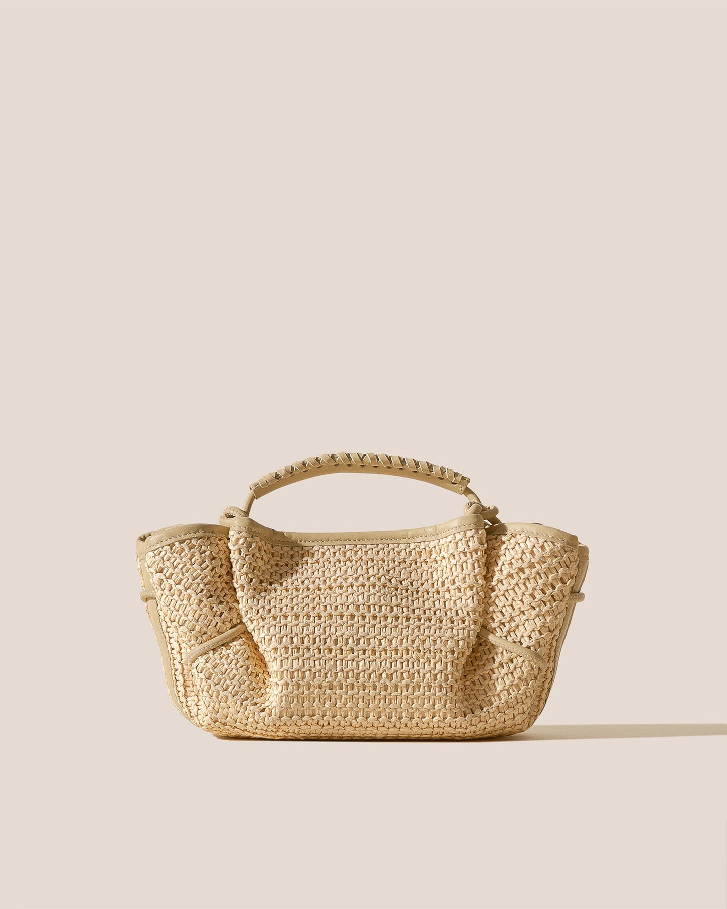 ARTA MINI RAFFIA - Pleated Crossbody Bag - Hereu on sale