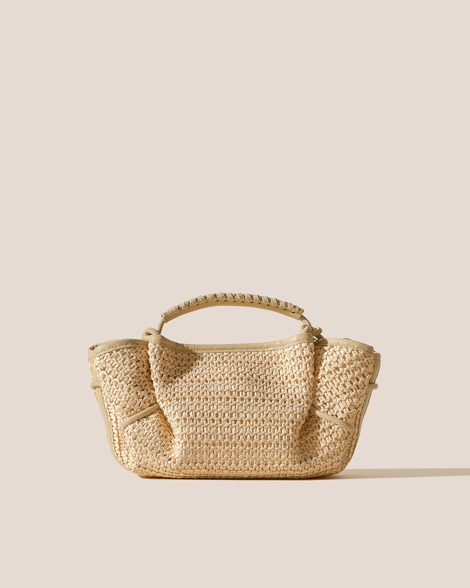 ARTA MINI RAFFIA - Pleated Crossbody Bag - Hereu on sale