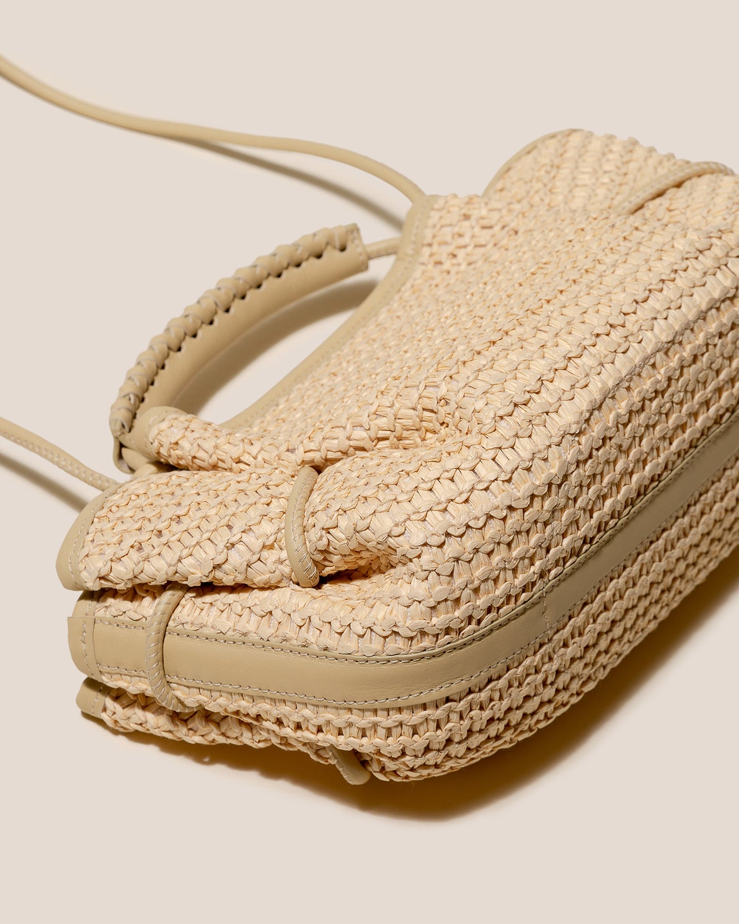 ARTA MINI RAFFIA - Pleated Crossbody Bag - Hereu on sale