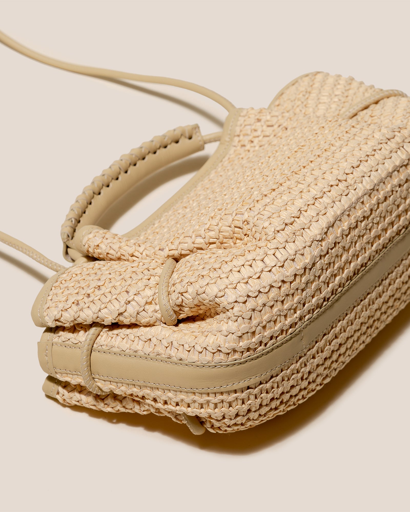 ARTA MINI RAFFIA - Pleated Crossbody Bag - Hereu on sale