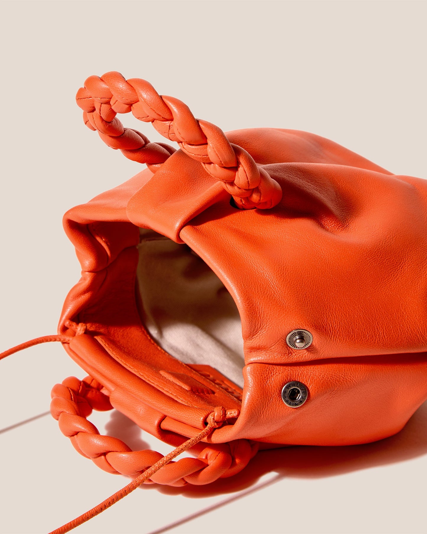 BOMBON - Plaited-handle Leather Handbag - Hereu for sale