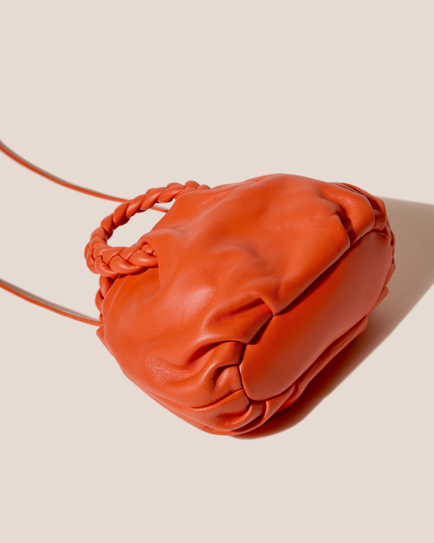 BOMBON - Plaited-handle Leather Handbag - Hereu for sale
