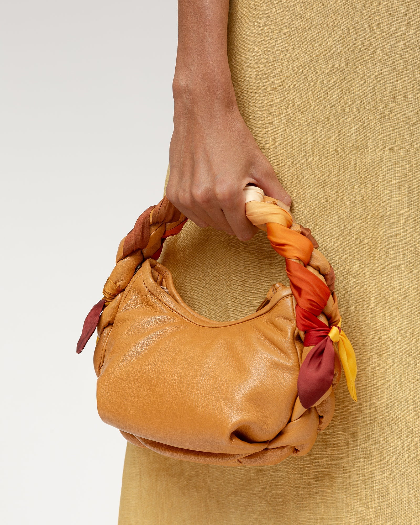 ESPIGA MINI FOULARD - Braided Detail Crossbody Bag - Hereu near me