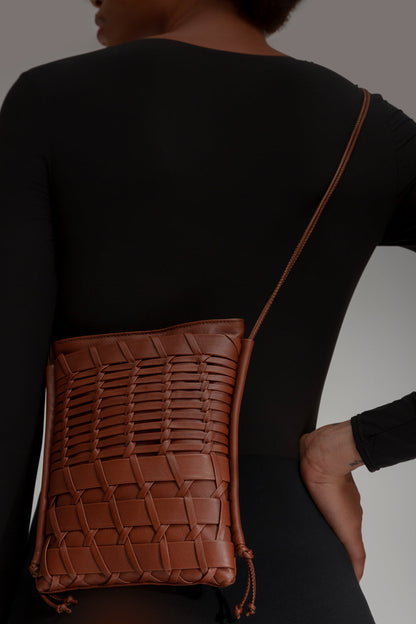 TRENA - Flat Square Crossbody Bag - Hereu sale