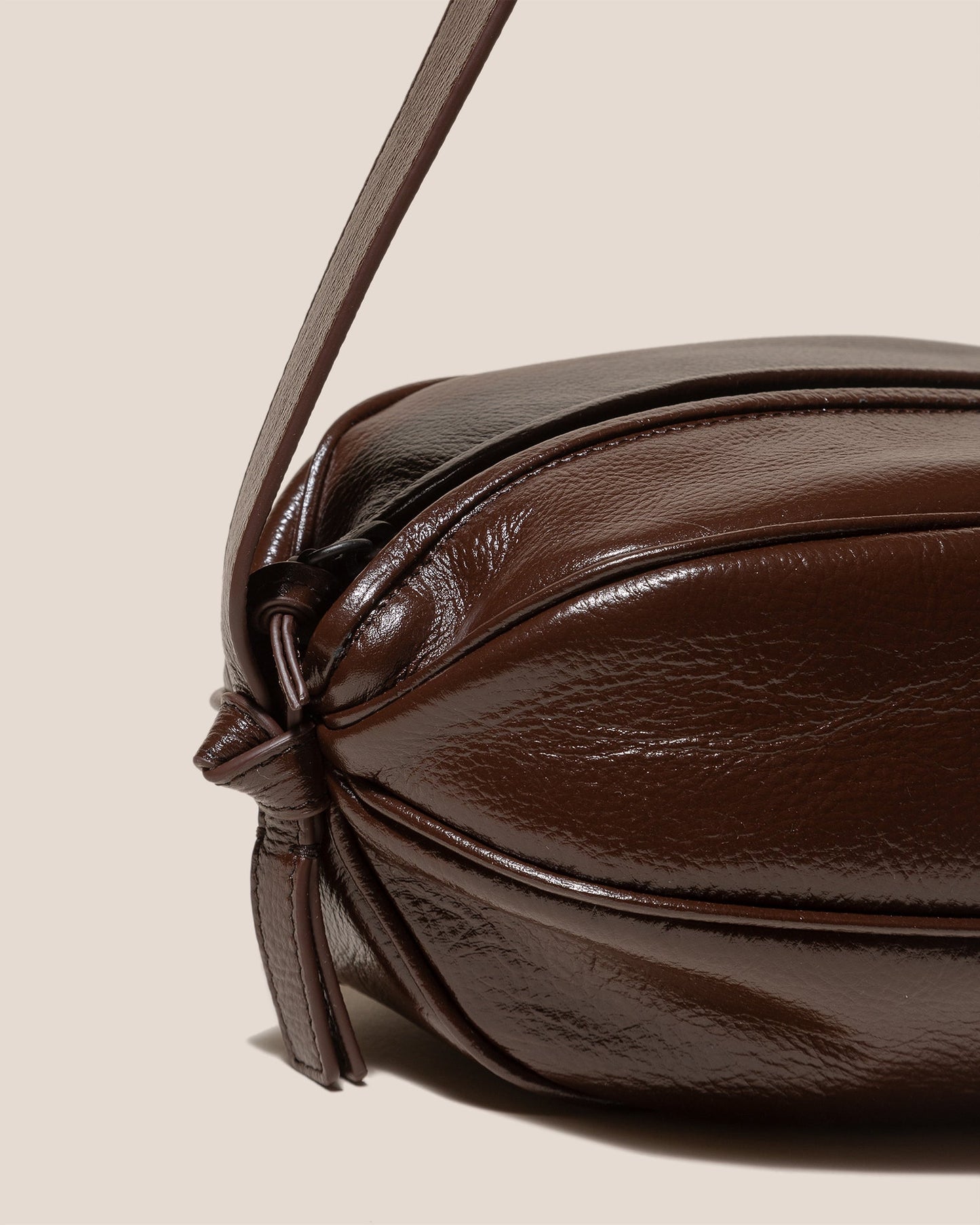 BOYA L DISTRESSED - Ball-Shaped Crossbody Bag - Hereu for sale