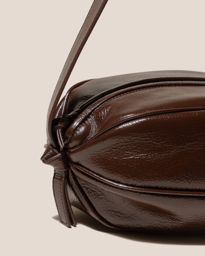 BOYA L DISTRESSED - Ball-Shaped Crossbody Bag - Hereu for sale
