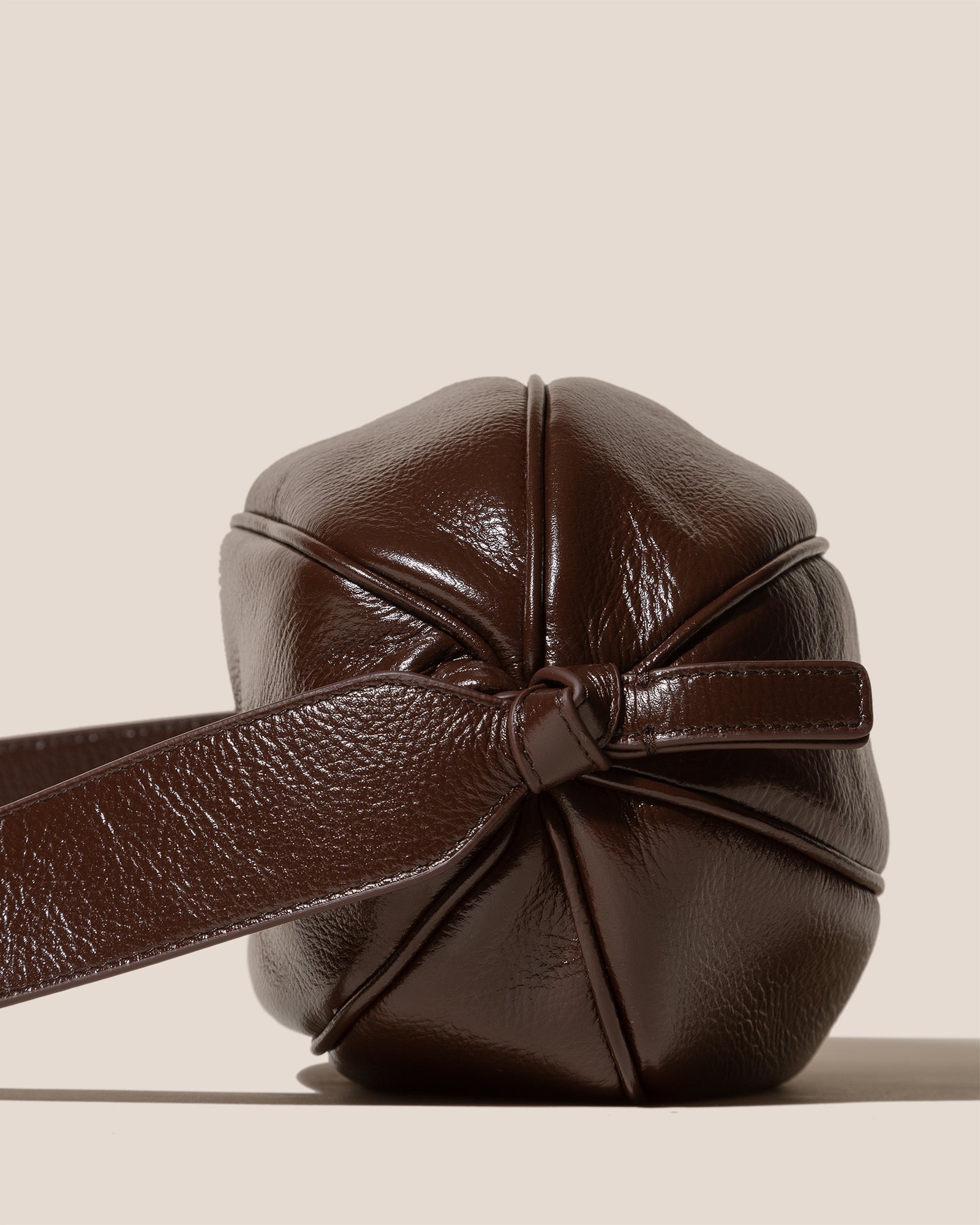 BOYA L DISTRESSED - Ball-Shaped Crossbody Bag - Hereu for sale