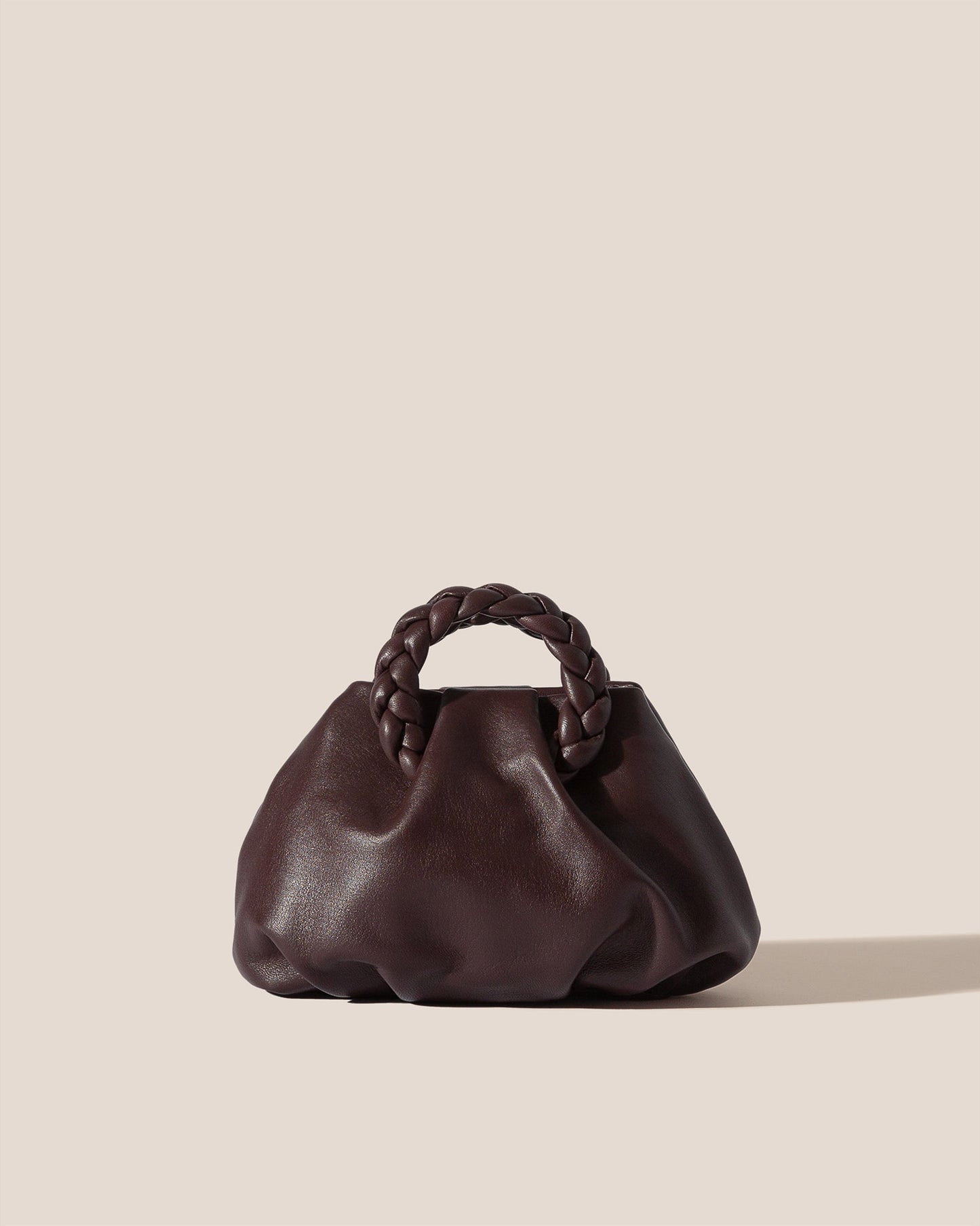 BOMBON - Plaited-handle Leather Handbag - Hereu online