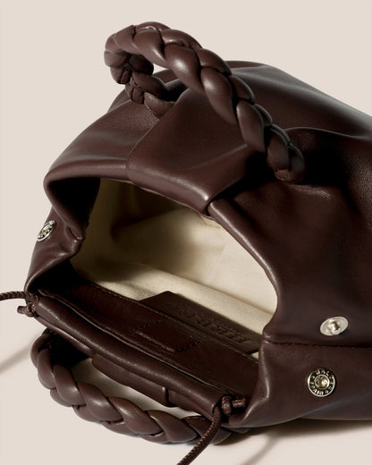 BOMBON - Plaited-handle Leather Handbag - Hereu online
