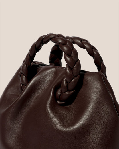 BOMBON - Plaited-handle Leather Handbag - Hereu online
