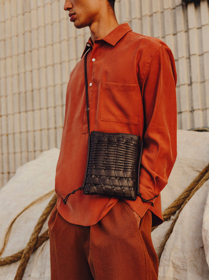 TRENA - Flat Square Crossbody Bag - Hereu US