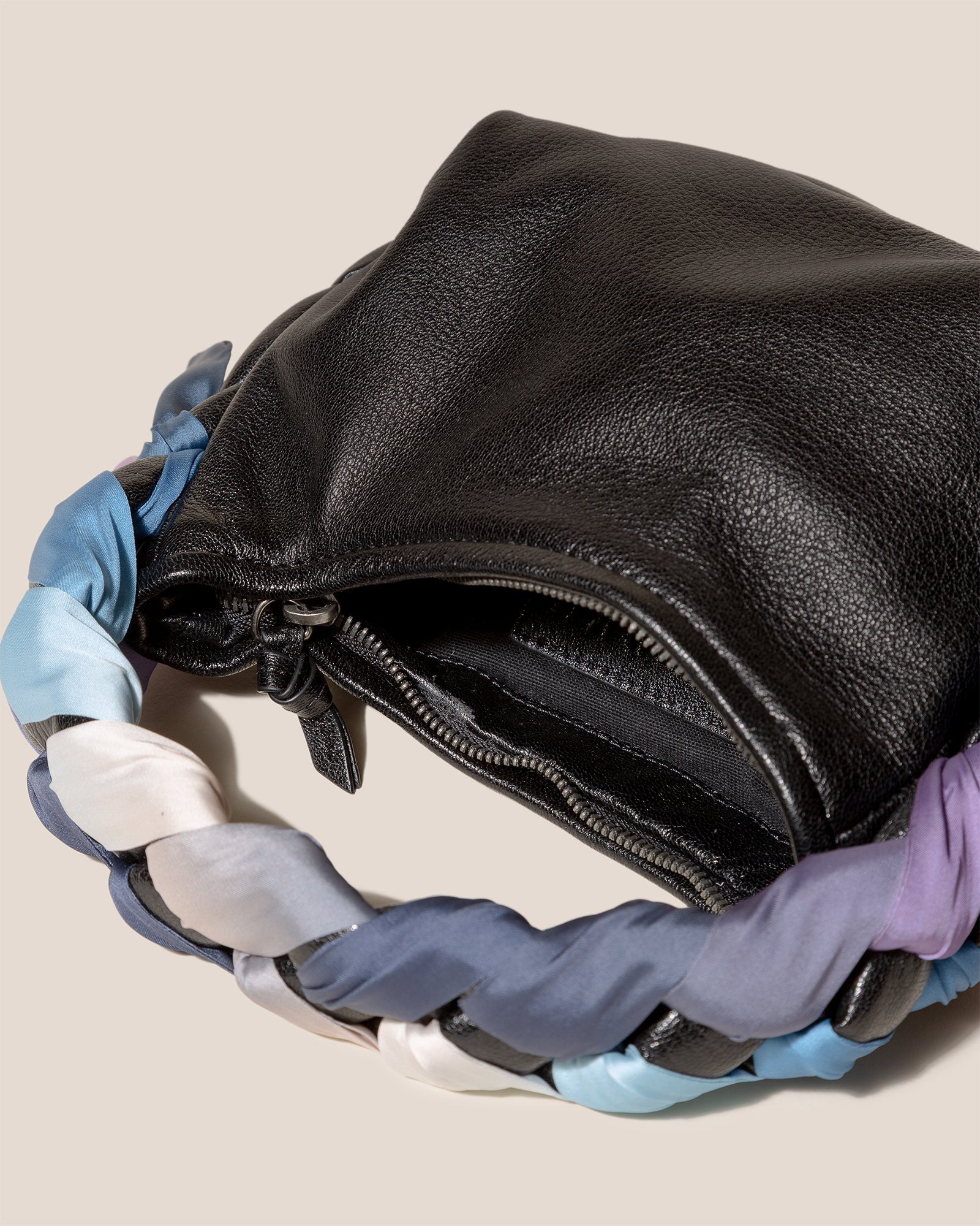 ESPIGA MINI FOULARD - Braided Detail Crossbody Bag - Hereu sale