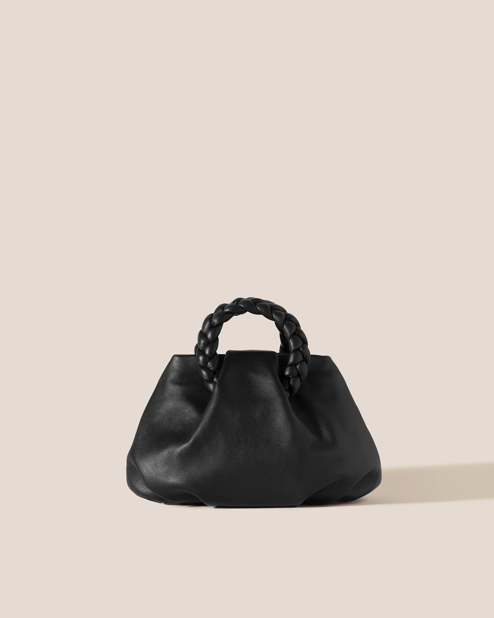BOMBON - Plaited-handle Leather Handbag - Hereu for sale
