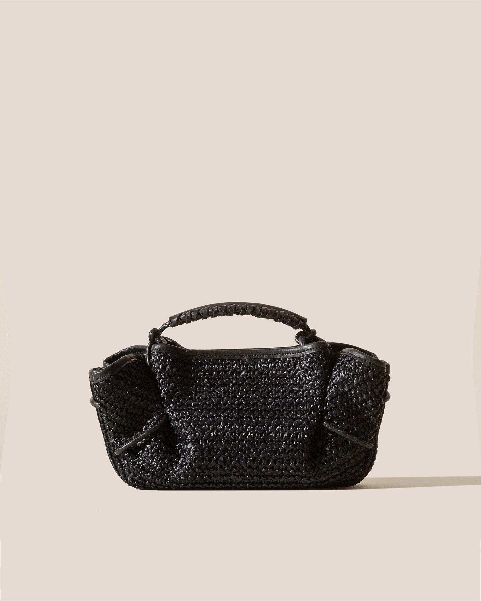 ARTA MINI RAFFIA - Pleated Crossbody Bag - Hereu online