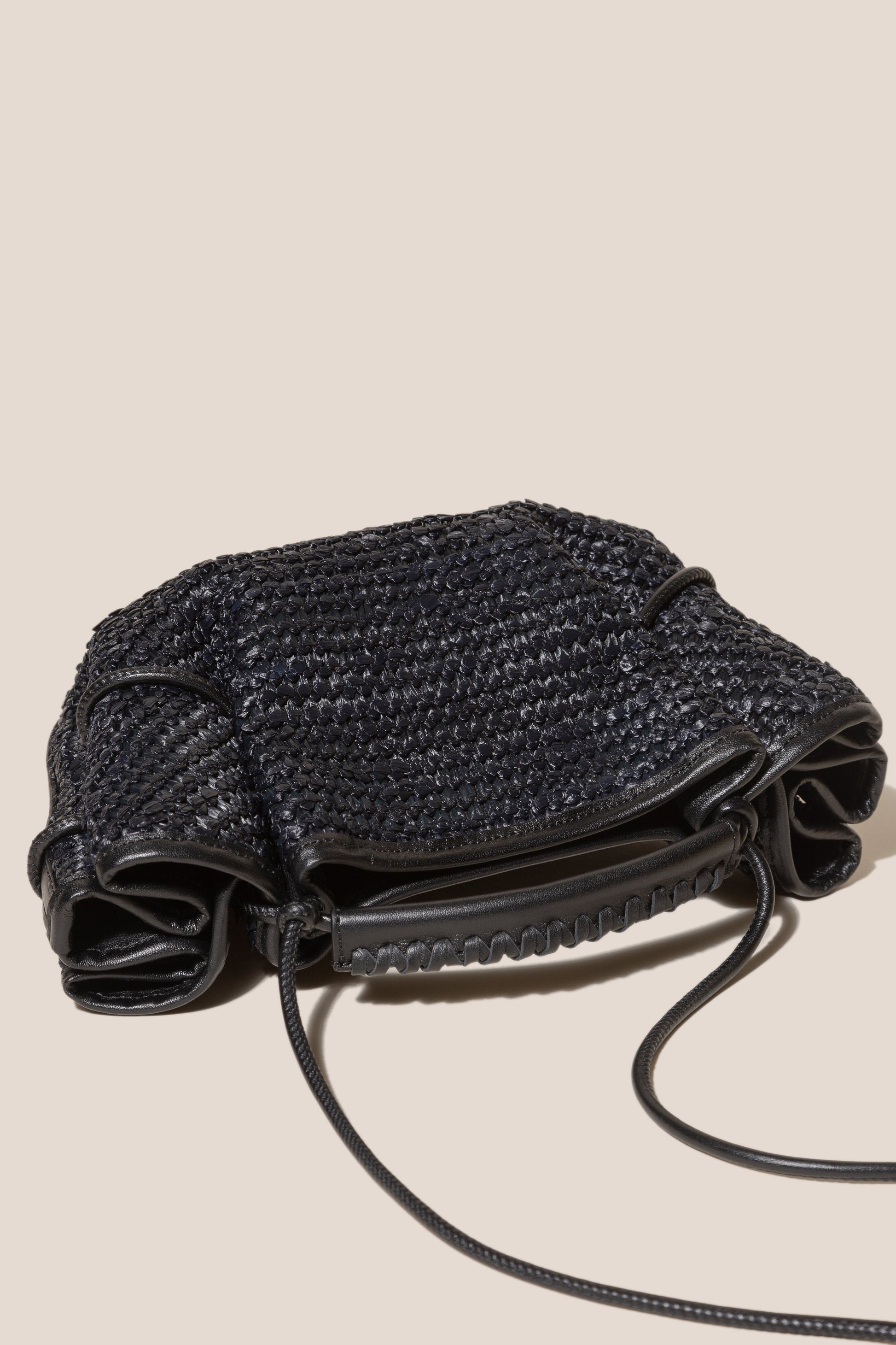 ARTA MINI RAFFIA - Pleated Crossbody Bag - Hereu online