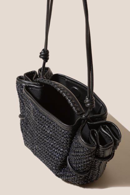 ARTA MINI RAFFIA - Pleated Crossbody Bag - Hereu online