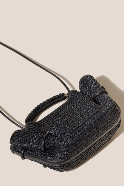 ARTA MINI RAFFIA - Pleated Crossbody Bag - Hereu online