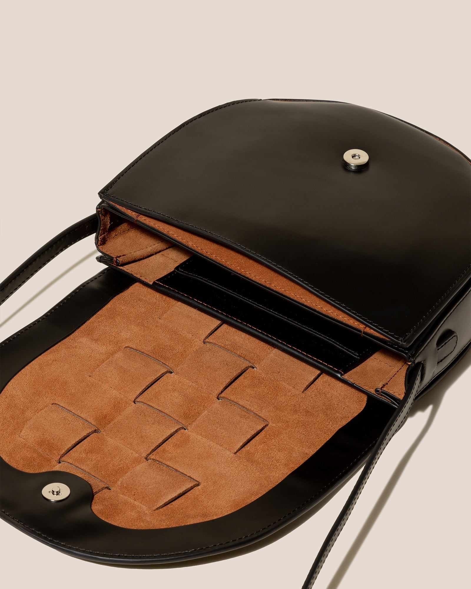SINIA - Satchel Interwoven Front Detail Bag - Hereu sale