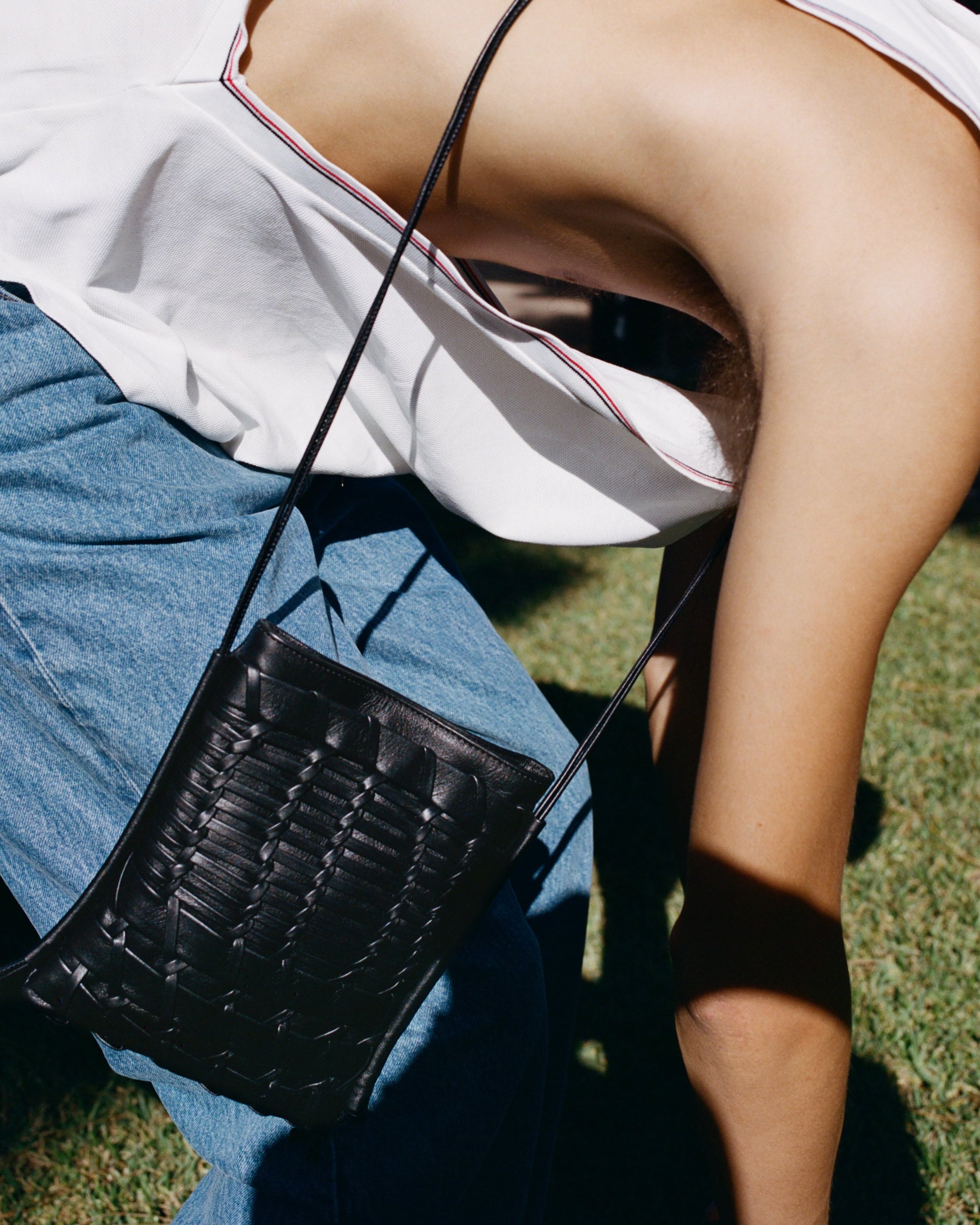 TRENA - Flat Square Crossbody Bag - Hereu for sale