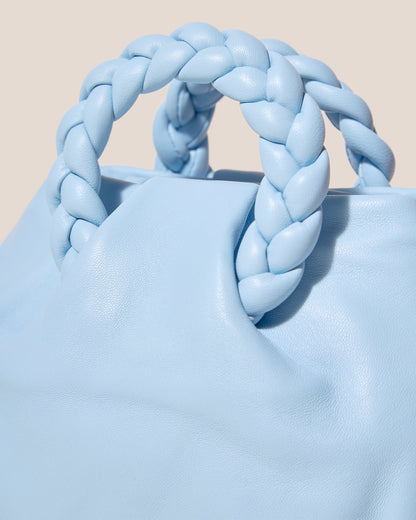 BOMBON - Plaited-handle Leather Handbag - Hereu US