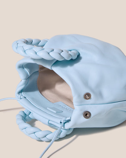 BOMBON - Plaited-handle Leather Handbag - Hereu US