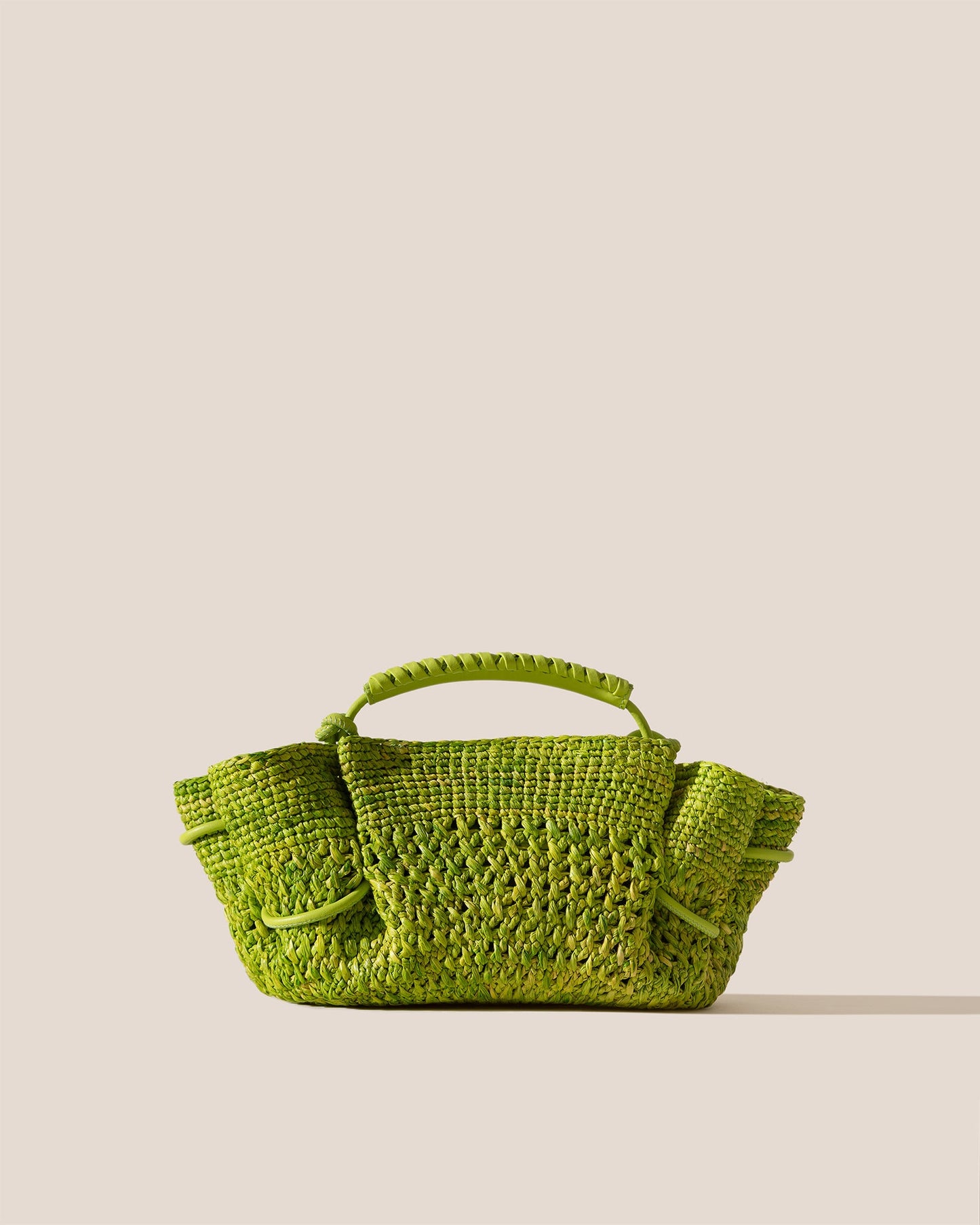 ARTA MINI CROCHET RAFFIA - Pleated Crossbody Bag - Hereu near me