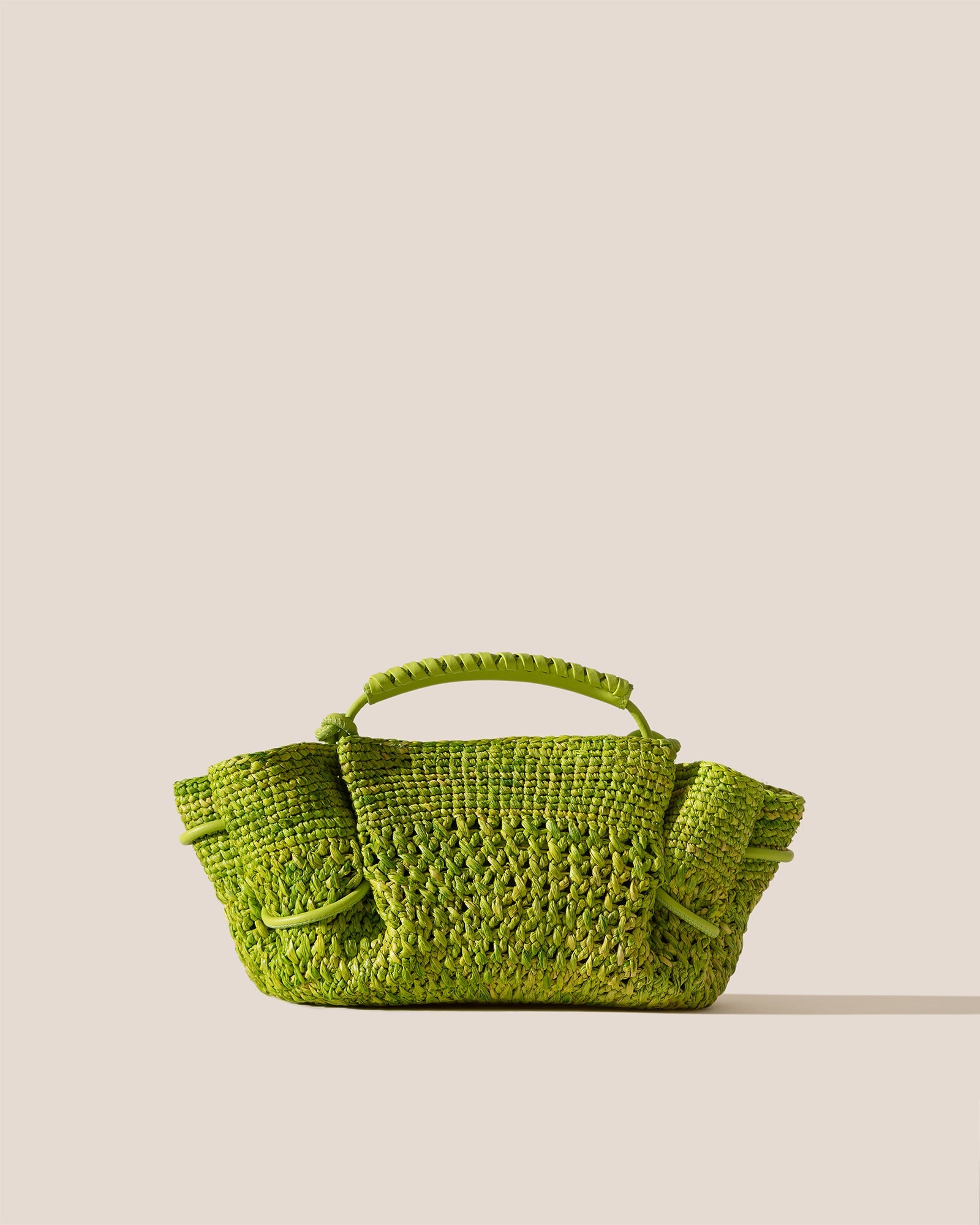 ARTA MINI CROCHET RAFFIA - Pleated Crossbody Bag - Hereu near me
