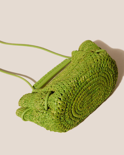 ARTA MINI CROCHET RAFFIA - Pleated Crossbody Bag - Hereu near me