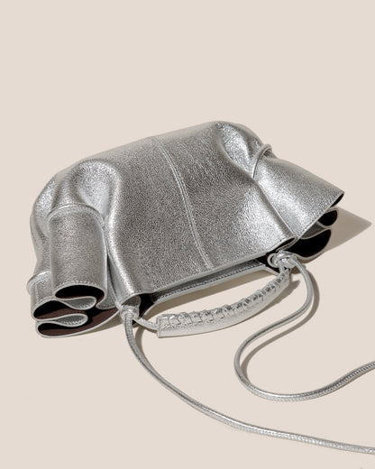 ARTA MINI METALLIC - Pleated Crossbody Bag - Hereu outlet