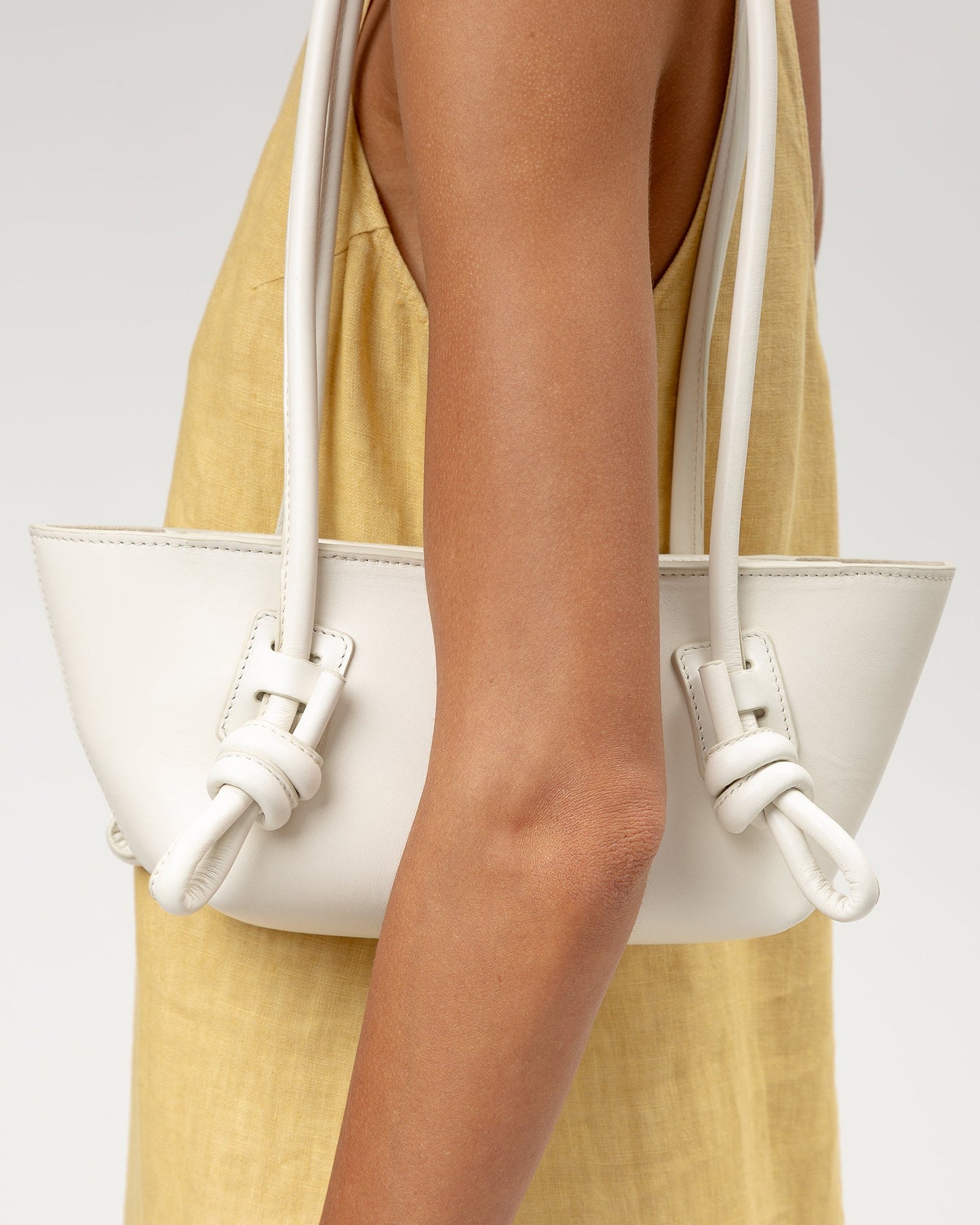 FLECA MINI SHOULDER - Knotted-handle Shoulder Bag - Hereu on sale