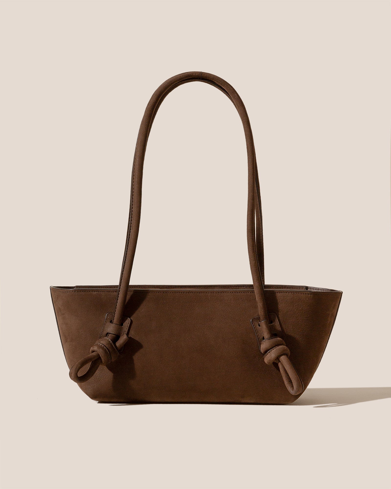 FLECA NUBUCK - Knotted-handle Shoulder Bag - Hereu on sale