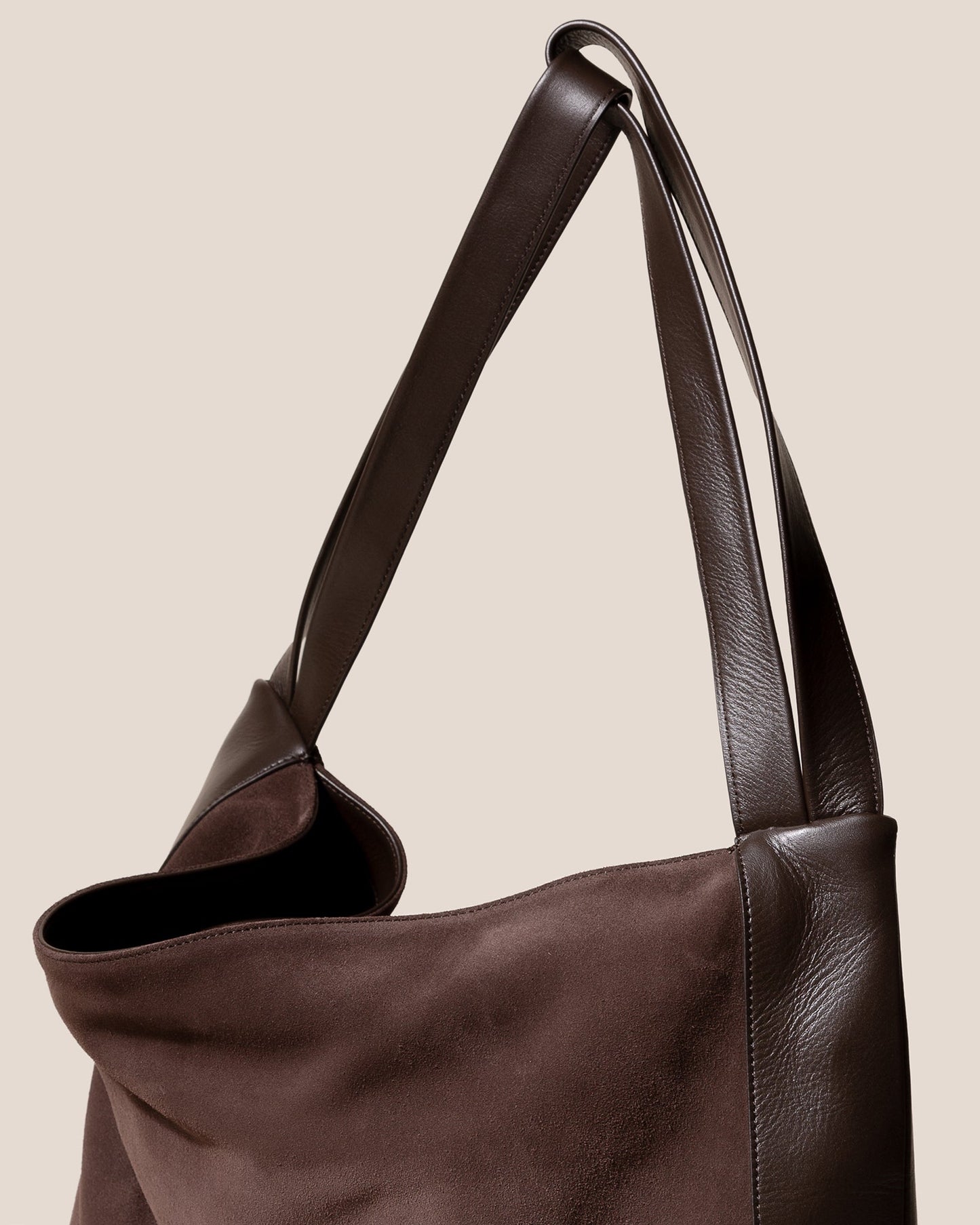 CADOR SUEDE - Slouchy Shoulder Bag - Hereu discount