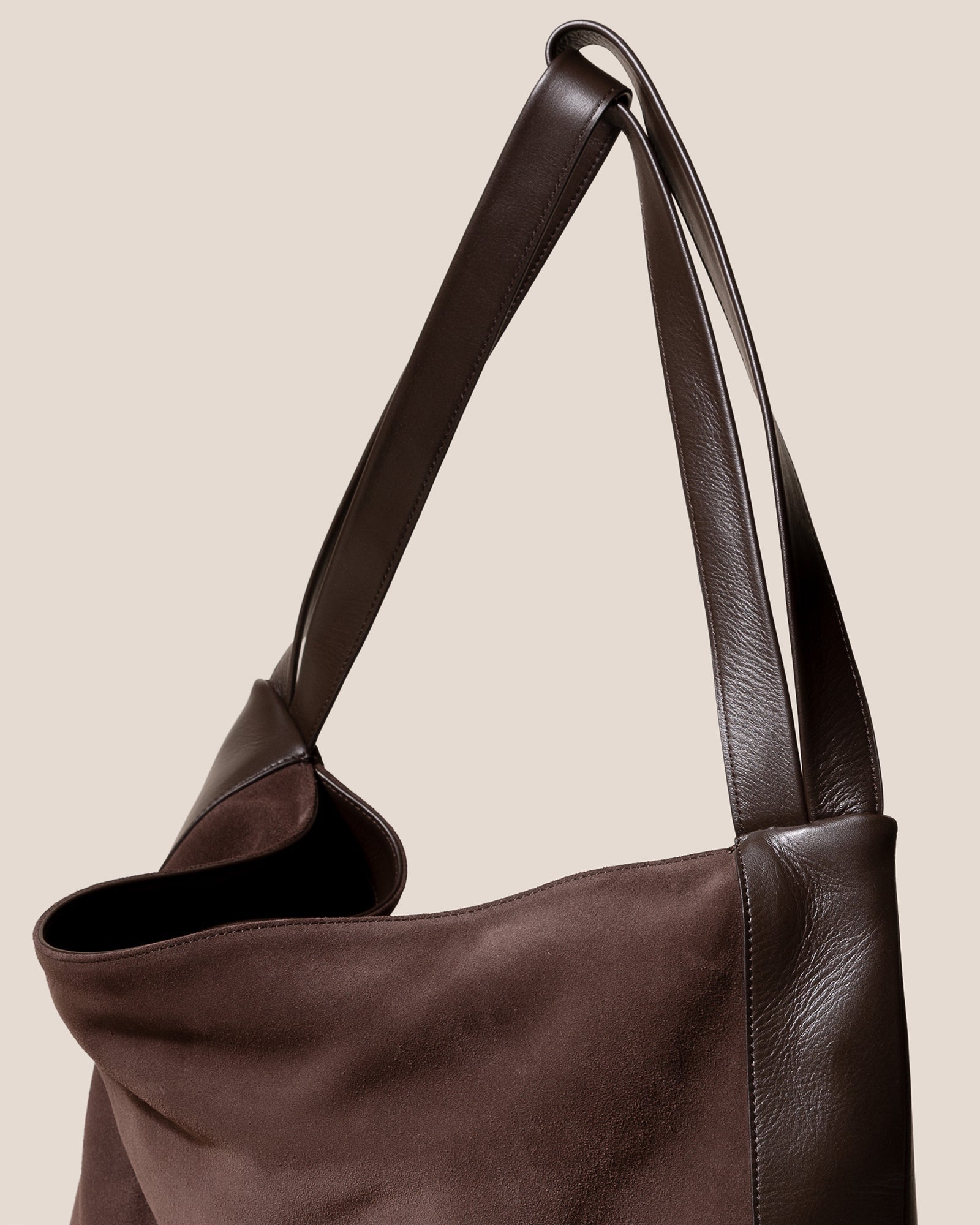 CADOR SUEDE - Slouchy Shoulder Bag - Hereu discount