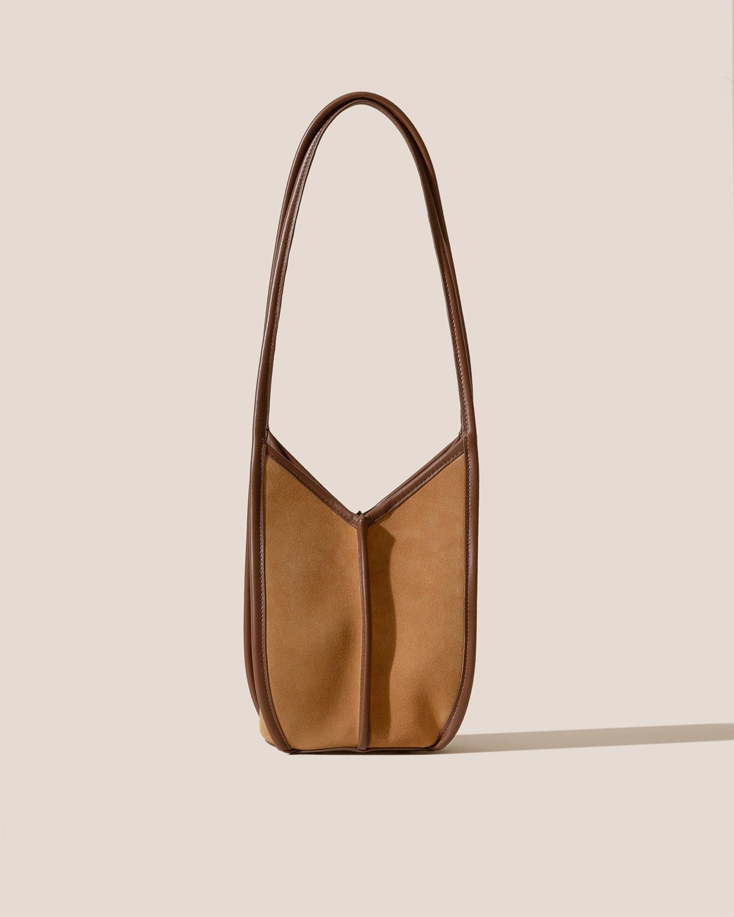 CALELLA BUCKET SUEDE - Leather-trimmed Shoulder Bag - Hereu outlet