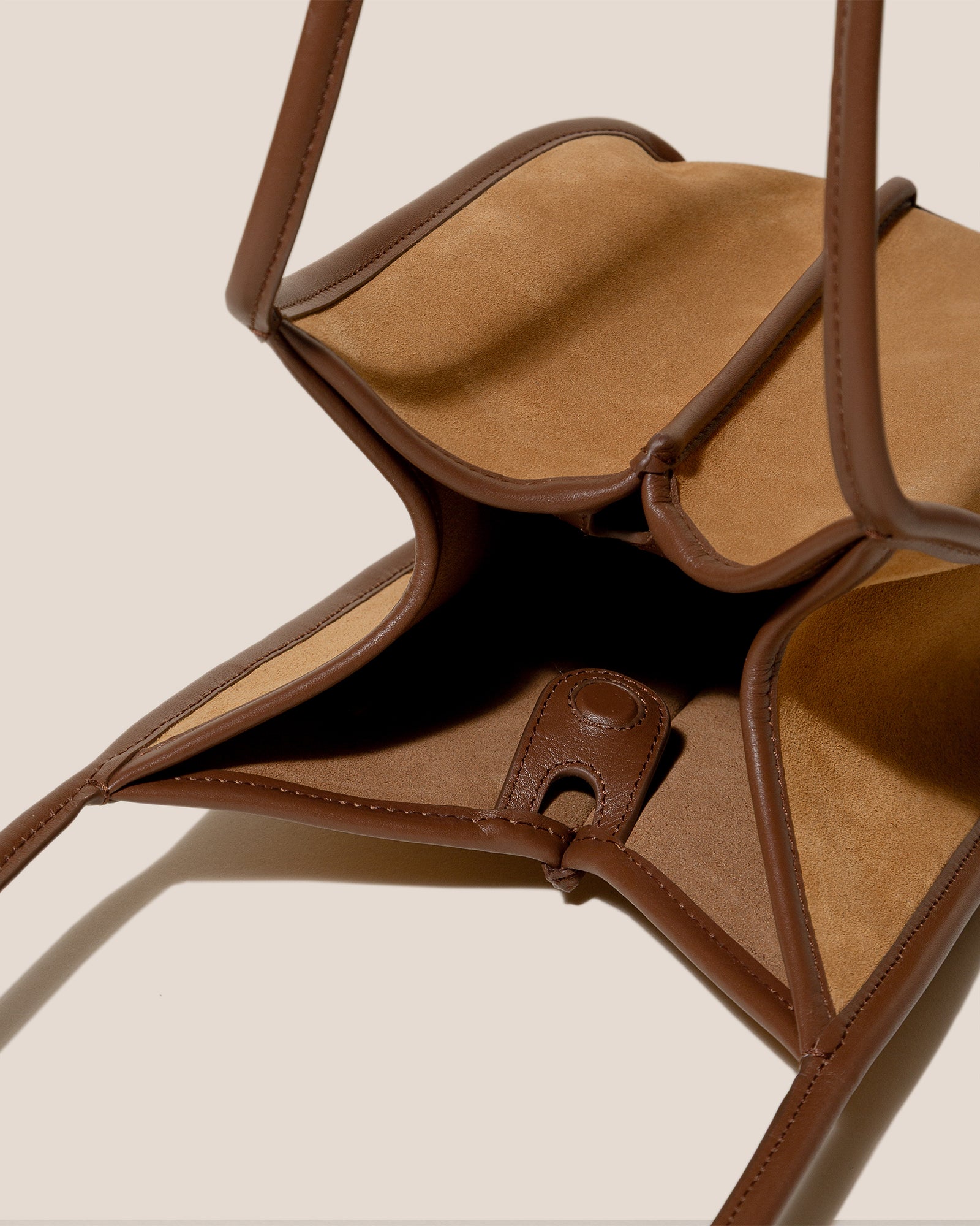 CALELLA BUCKET SUEDE - Leather-trimmed Shoulder Bag - Hereu outlet