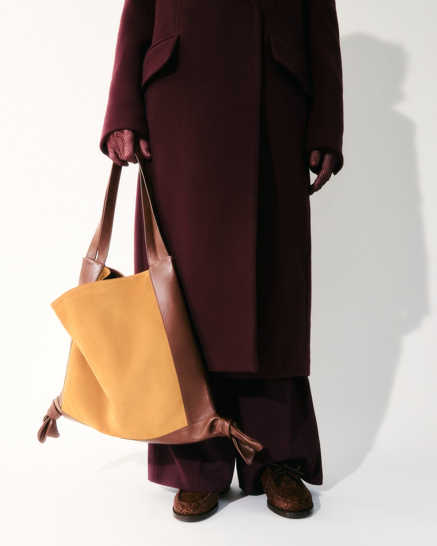 CADOR SUEDE - Slouchy Shoulder Bag - Hereu on sale