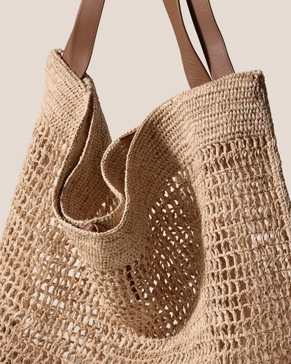 CADOR RAFFIA MESH - Slouchy Shoulder Bag - Hereu near me