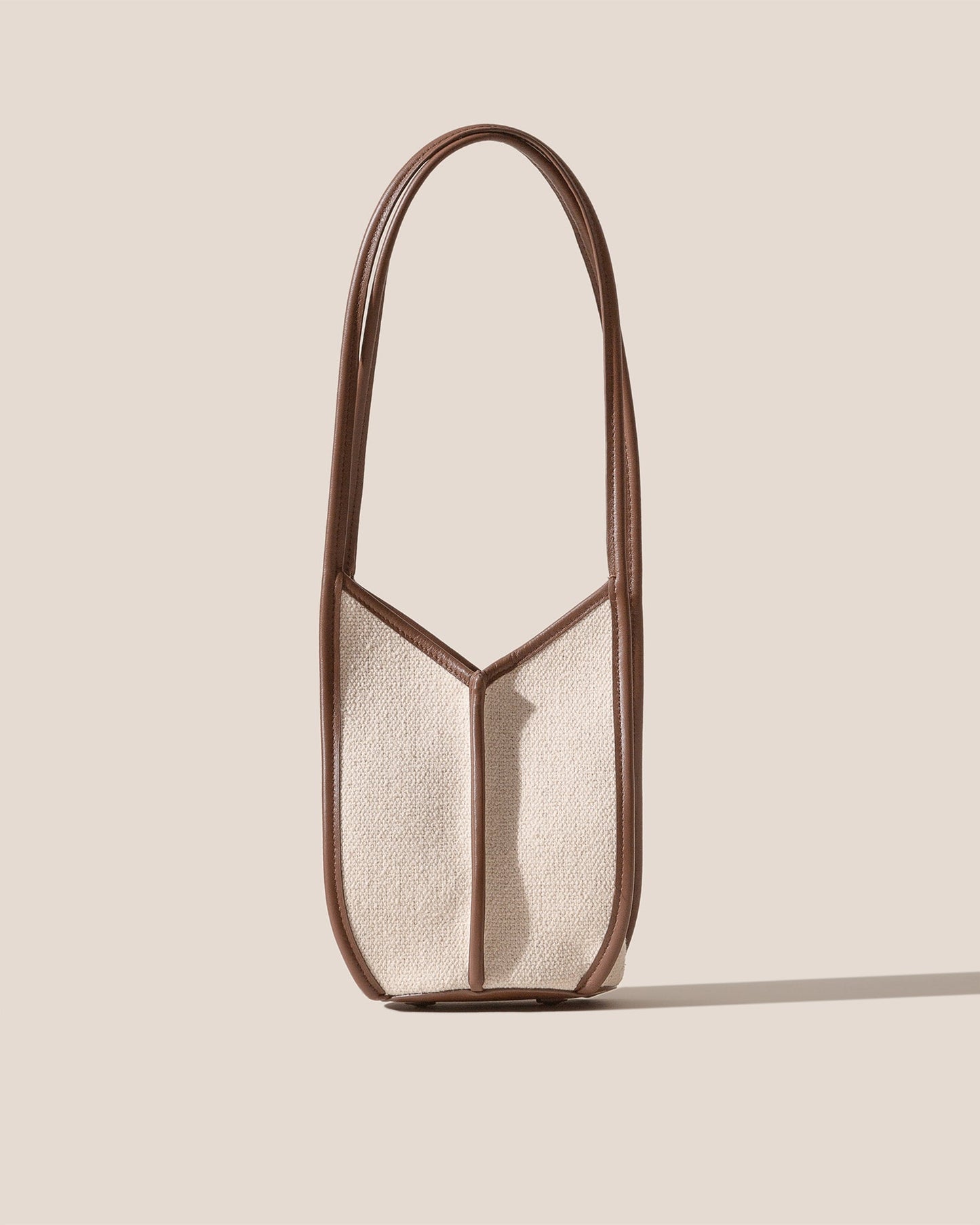 CALELLA BUCKET CANVAS - Leather-trimmed Shoulder Bag - Hereu sale