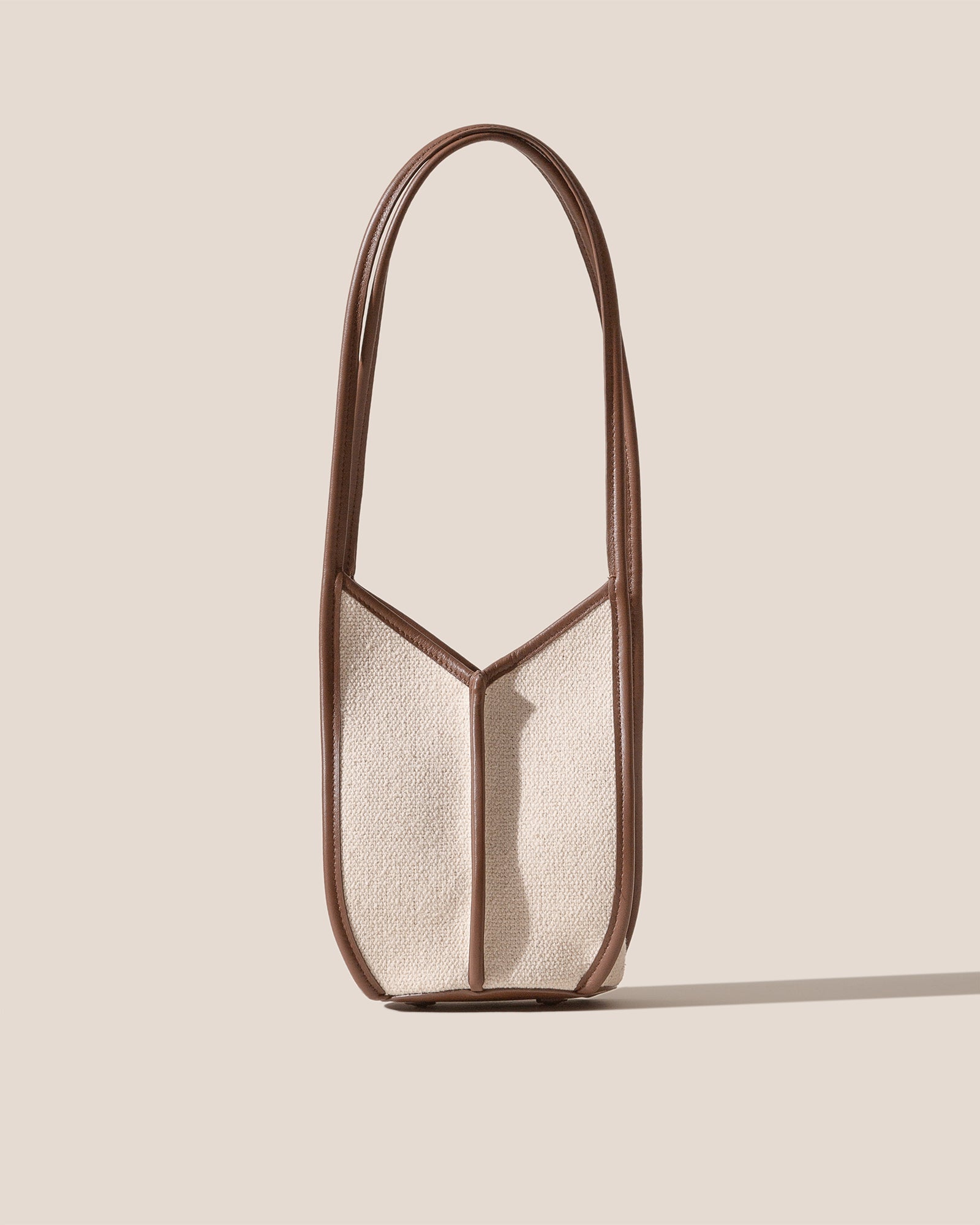 CALELLA BUCKET CANVAS - Leather-trimmed Shoulder Bag - Hereu sale