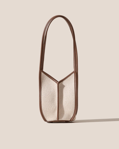 CALELLA BUCKET CANVAS - Leather-trimmed Shoulder Bag - Hereu sale